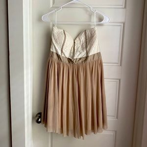 ASOS strapless fit and flare dress. NWOT